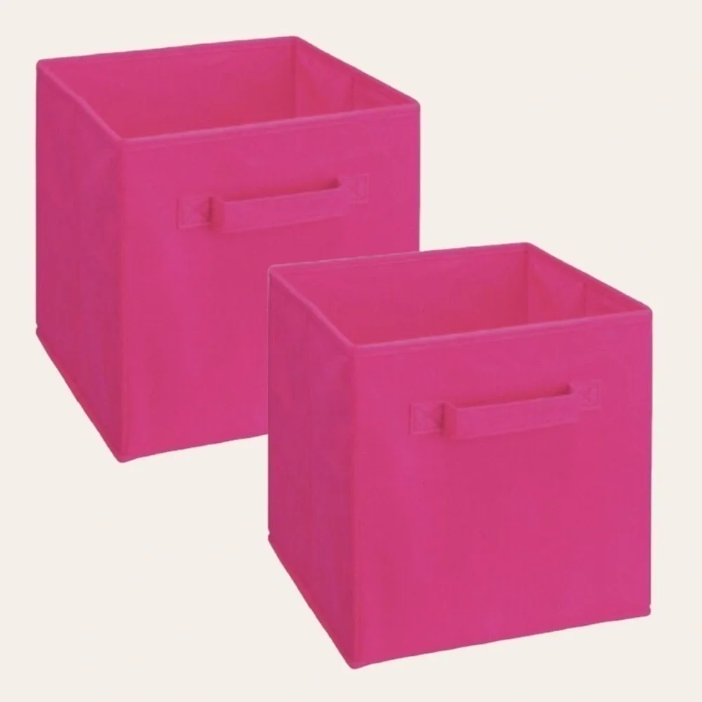 🌺 Cubeicals Closetmaid Fuschia Fabric Drawer 2 Count